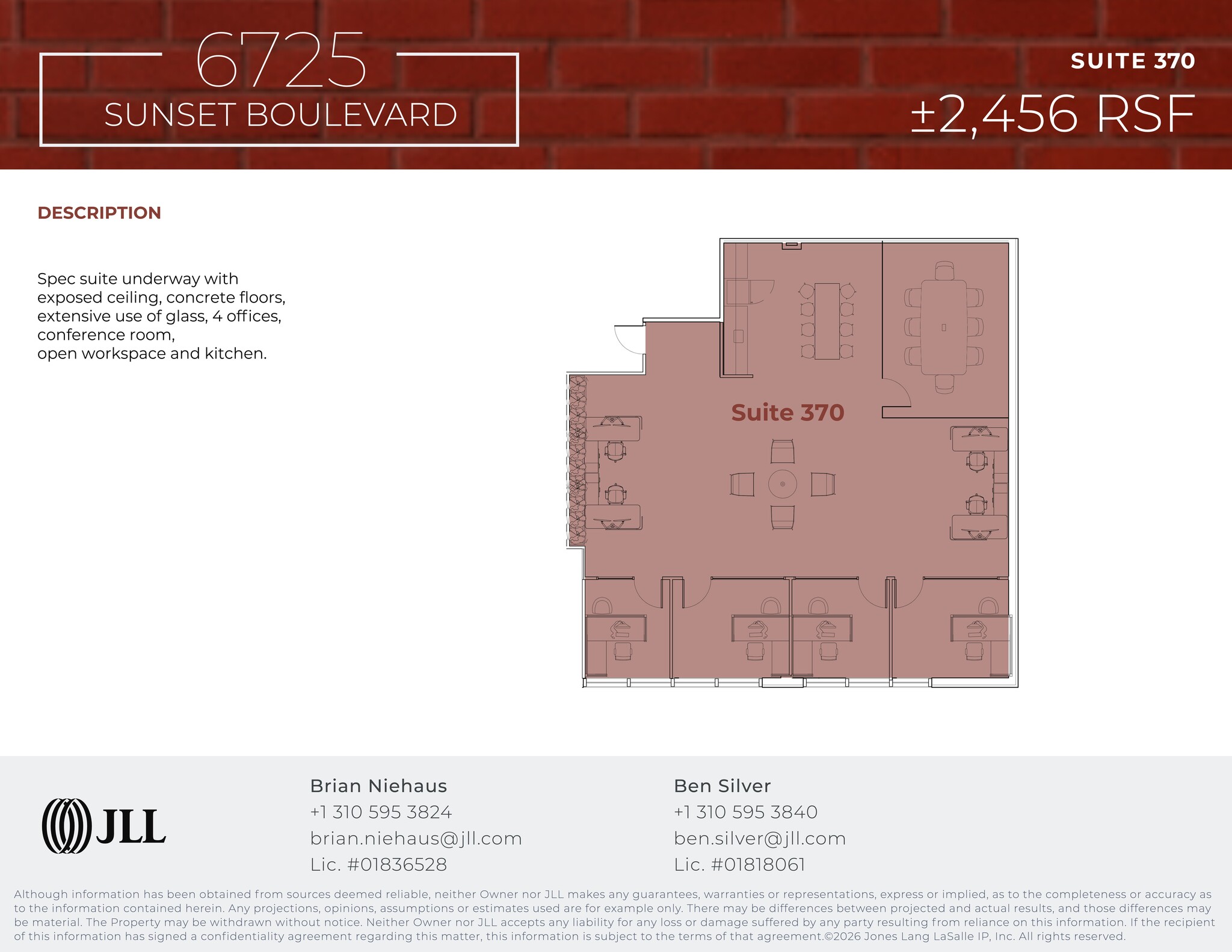 6725 W Sunset Blvd, Los Angeles, CA à louer Plan de site- Image 1 de 1