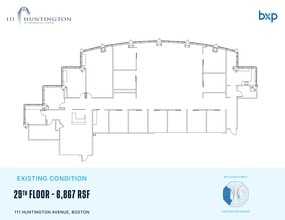 111 Huntington Ave, Boston, MA for lease Site Plan- Image 1 of 1