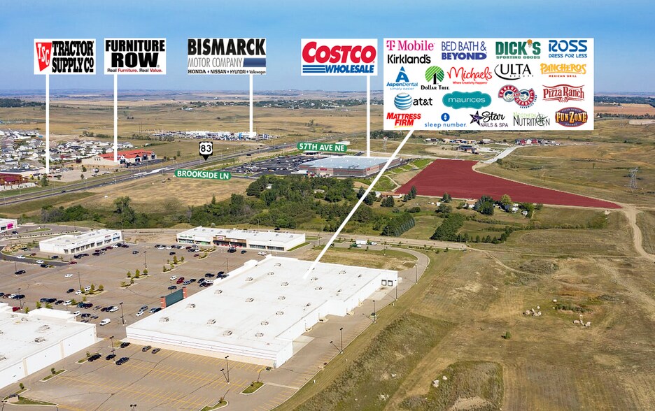 5508-5610 N 19th St, Bismarck, ND à vendre - Aérien - Image 1 de 2