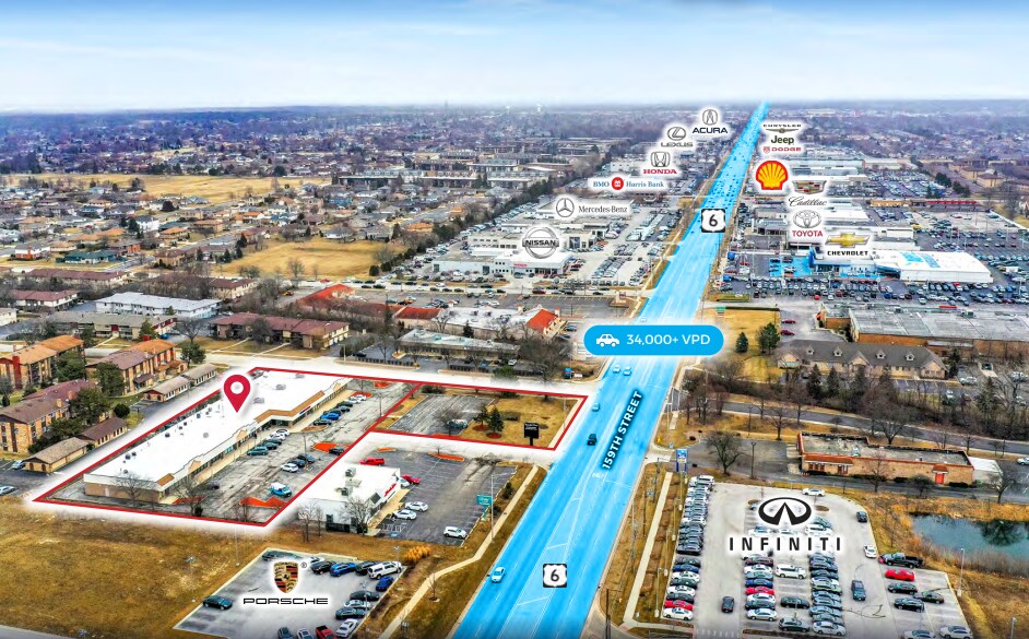 8752 W 159th St, Orland Park, IL à louer - Aérien - Image 2 de 2