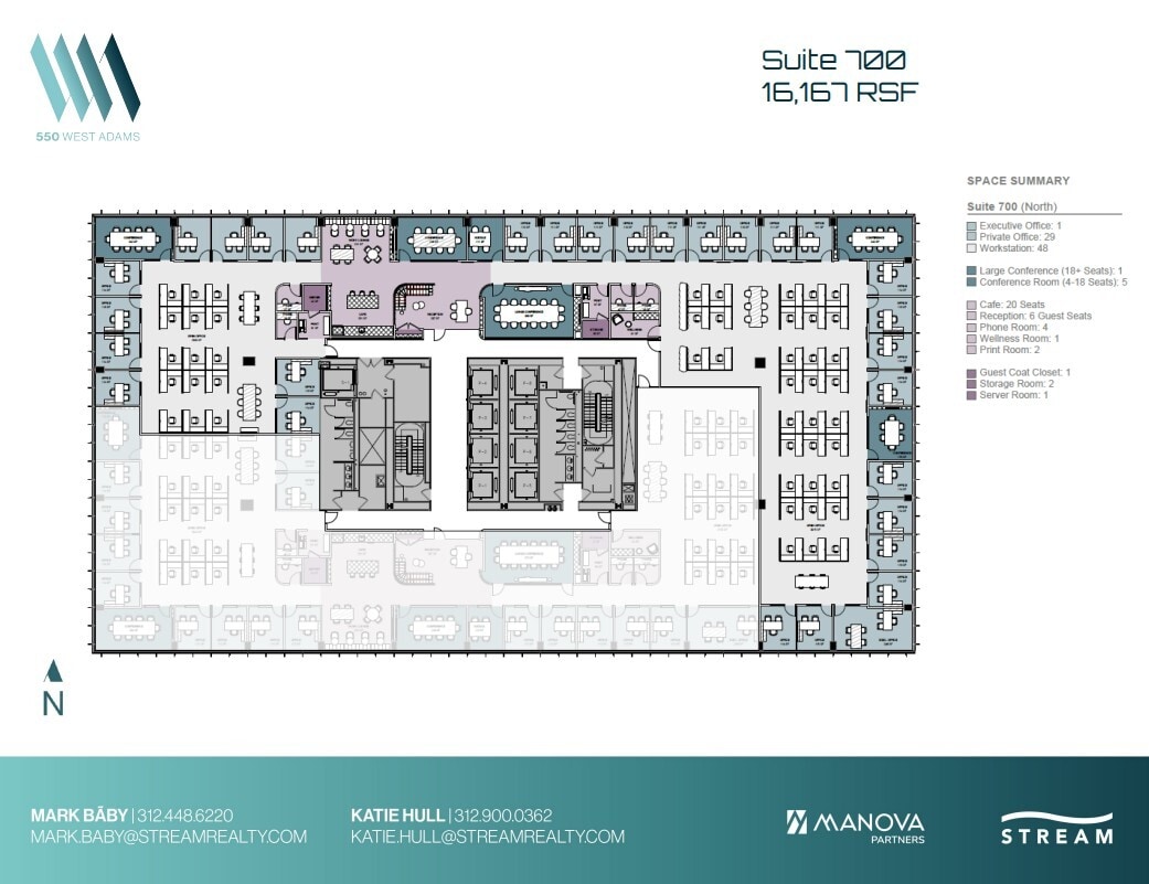550 W Adams St, Chicago, IL for lease Floor Plan- Image 1 of 8