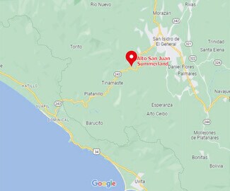 Plus de détails pour Ruta Nacional Secundana 243 Ruta, San Isidro El General - Terrain à vendre