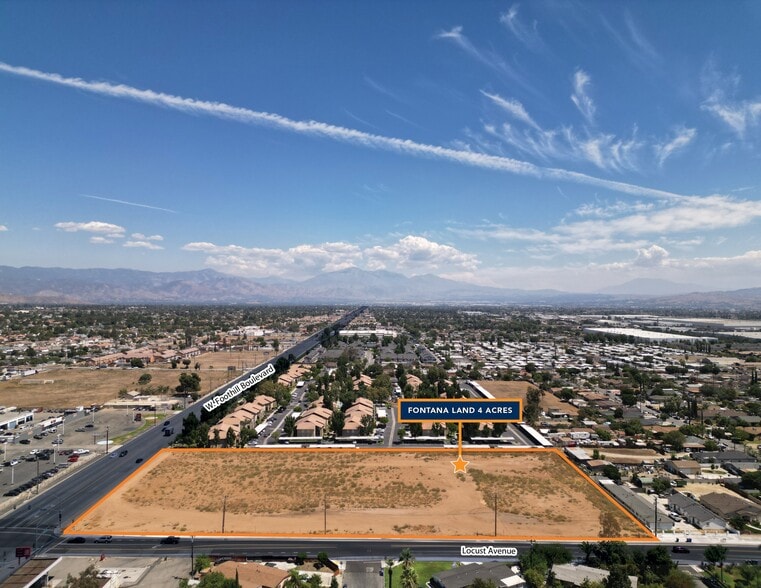 SEC Foothill Boulevard & Locust Avenue, Fontana, CA à vendre - Photo principale - Image 1 de 5
