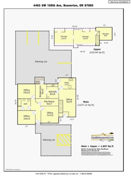 4465 SW 109th Ave, Beaverton, OR à vendre - Plan d’étage - Image 1 de 1