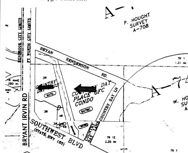 4255 Bryant Irvin Rd, Fort Worth, TX à louer - Plan cadastral - Image 2 de 12