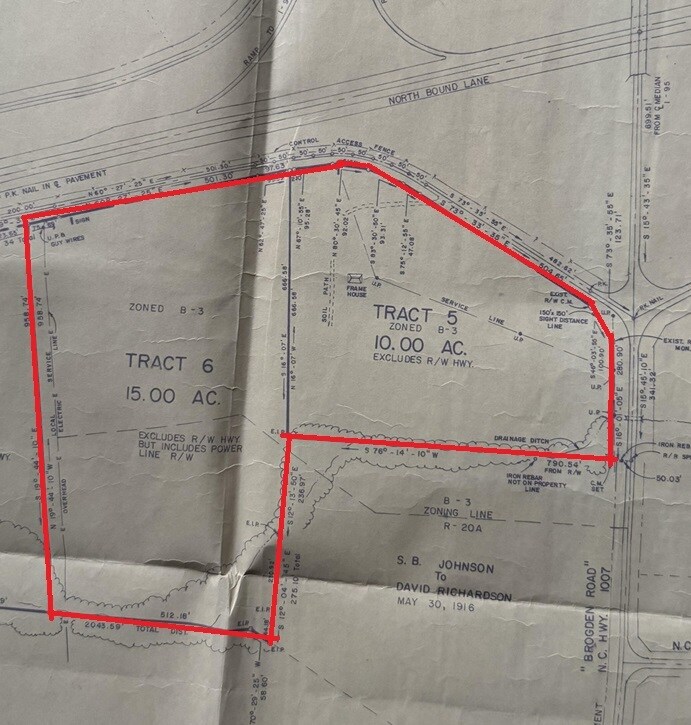 1350 WHITLEY FARM Rd, Smithfield, NC for sale Plat Map- Image 1 of 2