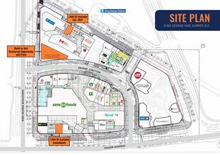 9850 King George Blvd, Surrey, BC for lease Site Plan- Image 2 of 2