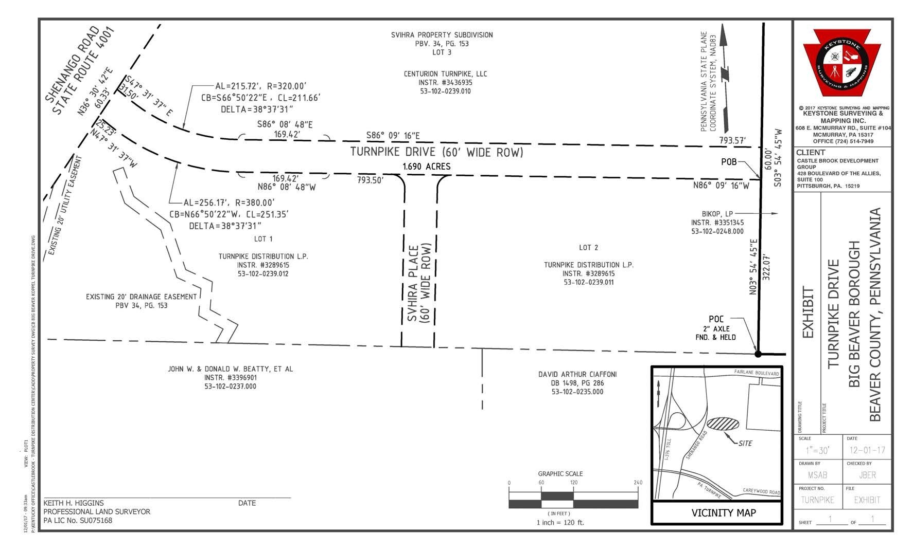 Shenango Rd Industrial Land portefeuille de 2 propriétés à vendre sur LoopNet.ca Plan cadastral- Image 1 de 2