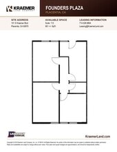 151 N Kraemer Blvd, Placentia, CA à louer Plan de site- Image 1 de 1