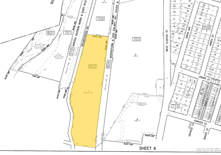 22-44 Richboynton Rd, Dover, NJ à louer - Plan cadastral - Image 2 de 7