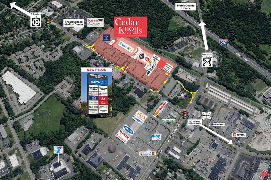 225-235 Ridgedale Ave, Cedar Knolls, NJ à louer - Photo du bâtiment - Image 3 de 8