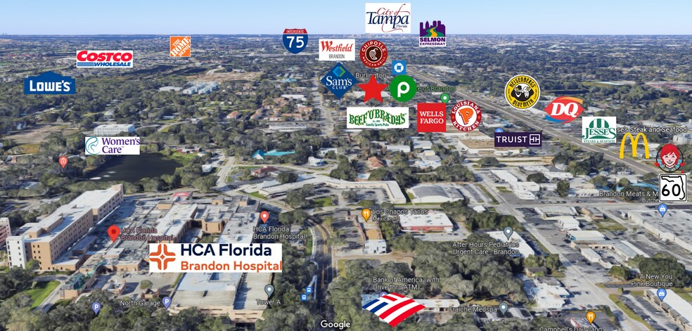 710 Oakfield Dr, Brandon, FL à louer - Aérien - Image 2 de 10