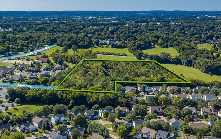 8 Acres Pitts School Rd, Concord, NC for sale - Aerial - Image 1 of 3