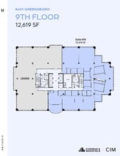 8401 Greensboro Dr, McLean, VA à louer Plan d’étage- Image 1 de 1