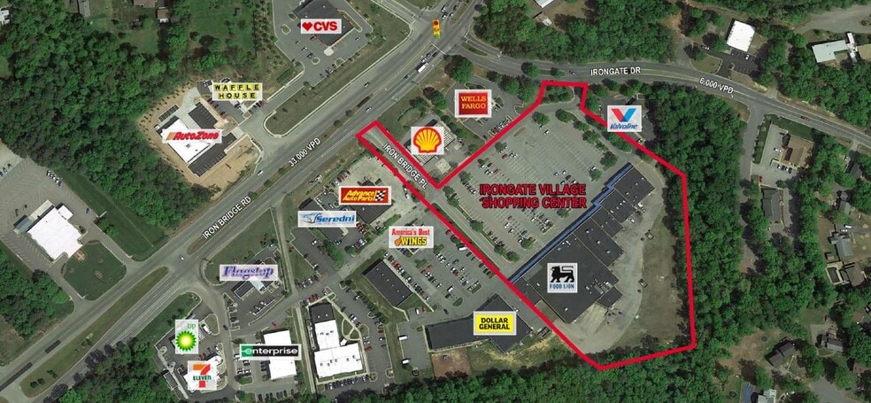 6403-6429 Iron Bridge Pl, Richmond, VA for lease - Aerial - Image 2 of 6