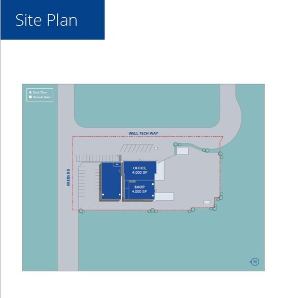 4101 Well Tech Way, Bakersfield, CA à louer - Plan de site - Image 2 de 2