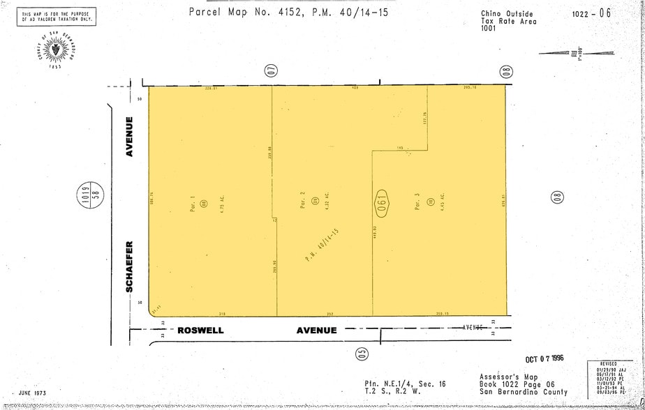 13801 Roswell Ave, Chino, CA à louer - Plan cadastral - Image 2 de 2
