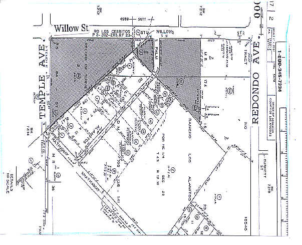 3100-3190 E Willow St, Signal Hill, CA à louer - Plan cadastral - Image 3 de 3