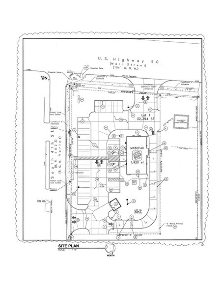 801 E Main St, Uvalde, TX à louer - Plan de site - Image 2 de 2