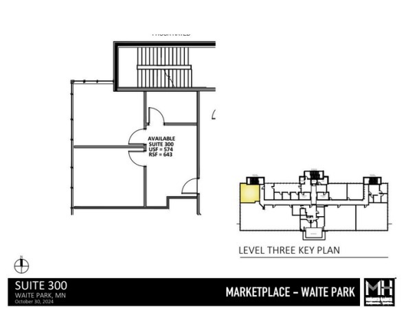 110 2nd St S, Waite Park, MN for lease Floor Plan- Image 1 of 4