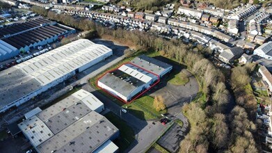 Abergorki Industrial Estate, Treorchy, MGN - AERIAL  map view - Image1