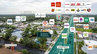 8327 W Hillsborough Ave, Tampa, FL - AERIAL map view