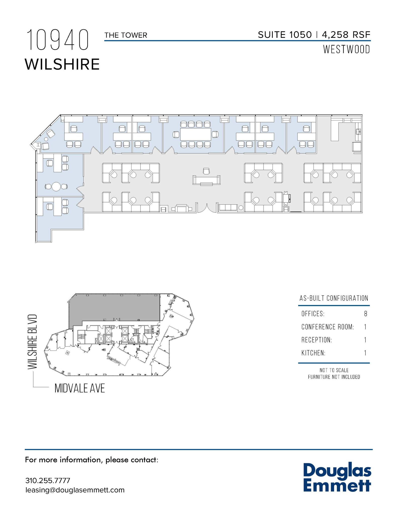 10940 Wilshire Blvd, Los Angeles, CA à louer Plan d  tage- Image 1 de 1