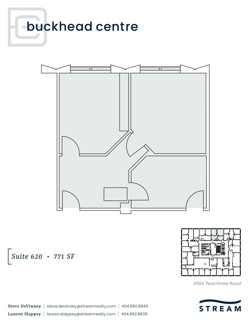 2970 Peachtree Rd NW, Atlanta, GA à louer Plan d  tage- Image 1 de 1