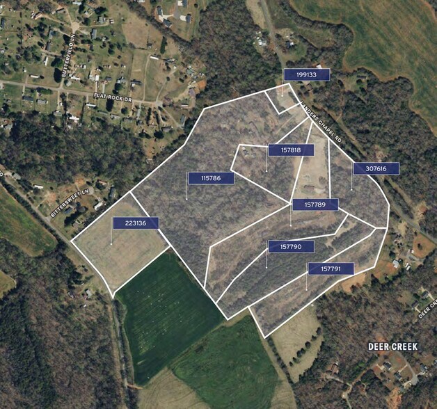 619 Landers Chapel Rd, Lincolnton, NC for sale - Plat Map - Image 1 of 1