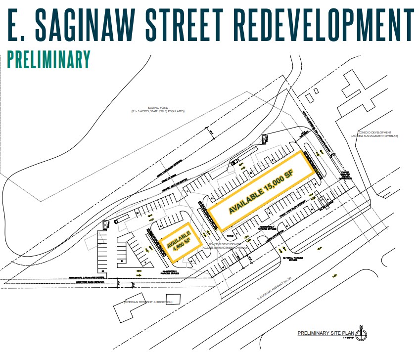 7113 Saginaw Hwy, East Lansing, MI à louer Plan d’étage- Image 1 de 1