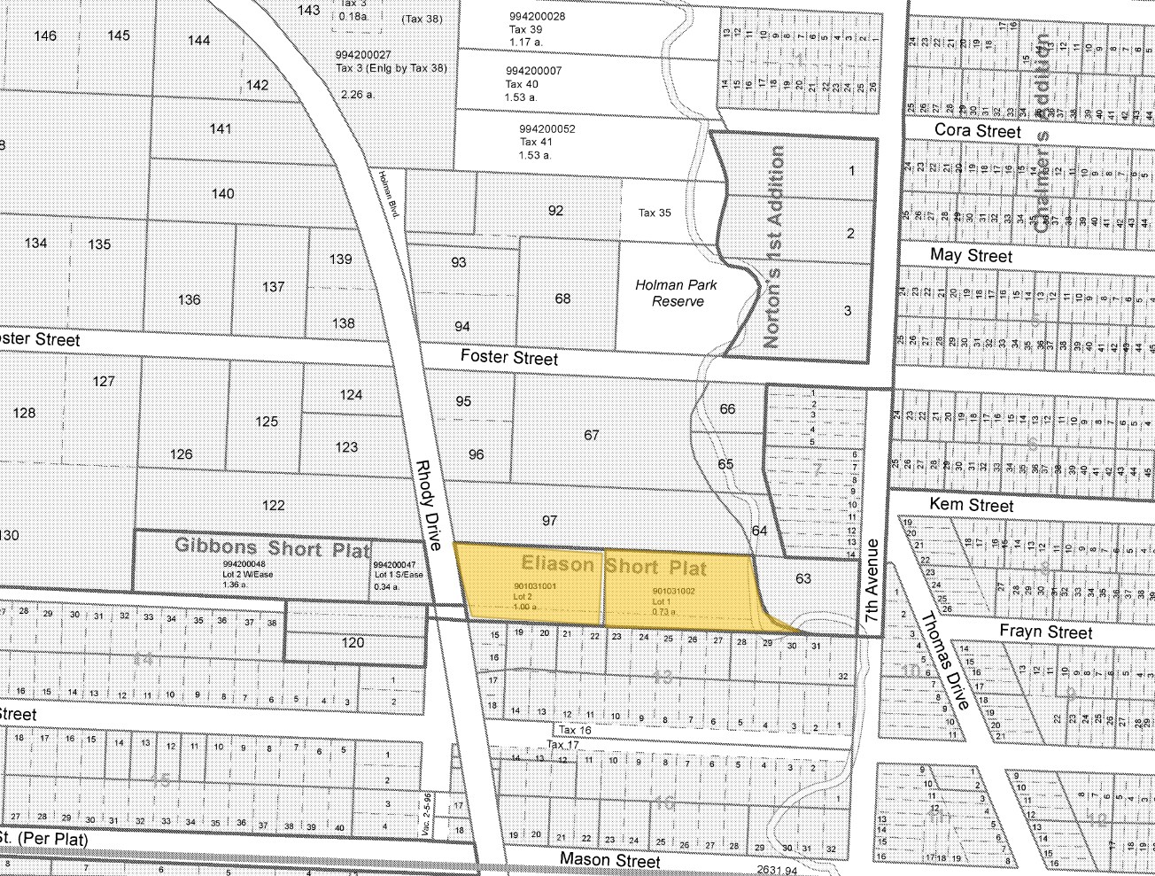 10894 Rhody Drive, Port Hadlock, WA for lease Plat Map- Image 1 of 2