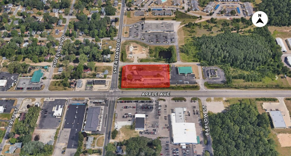 2424 E Apple Ave, Muskegon, MI à vendre - Aérien - Image 2 de 5