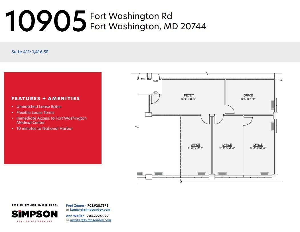 10905 Fort Washington Rd, Fort Washington, MD for lease Floor Plan- Image 1 of 1