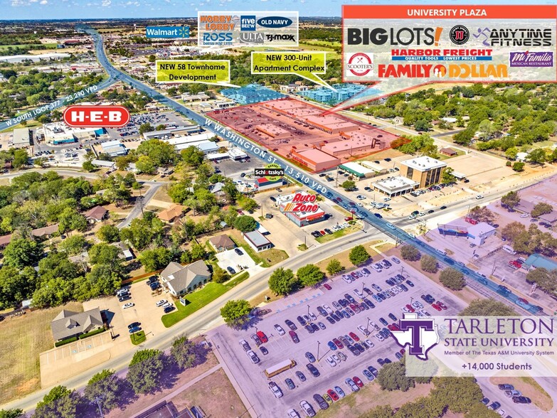 2029-2133 W Washington St, Stephenville, TX for lease - Aerial - Image 3 of 3