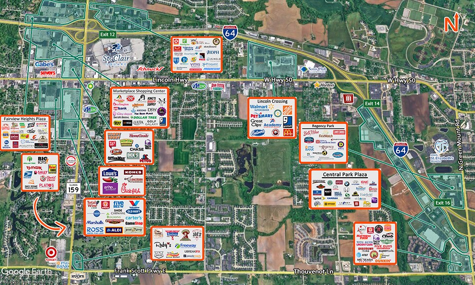 5007 N Illinois St, Fairview Heights, IL à louer - Photo du bâtiment - Image 2 de 6