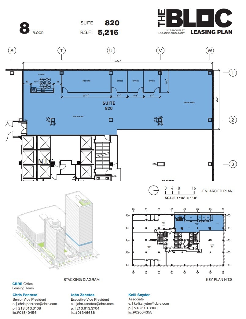 700 S Flower St, Los Angeles, CA à louer Plan d’étage- Image 1 de 1