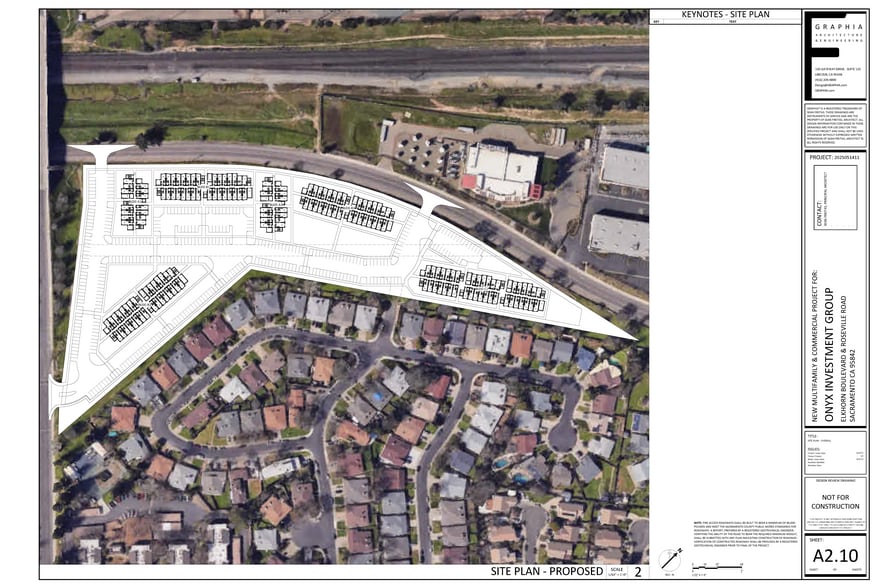 Roseville Rd, Sacramento, CA for sale - Site Plan - Image 2 of 4