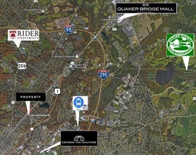 684 Whitehead Rd, Lawrenceville, NJ - AERIAL  map view