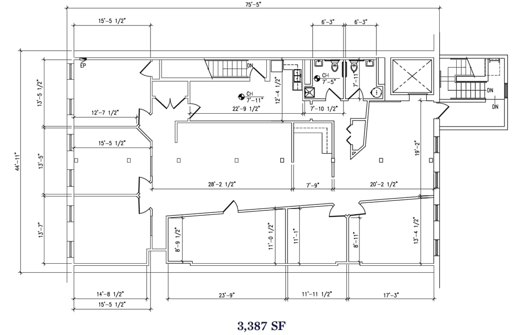 1406 W 6th St, Cleveland, OH for lease Floor Plan- Image 1 of 1