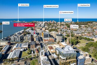 364-366 Hunter St, Newcastle, NSW - Aérien Vue de la carte - Image1