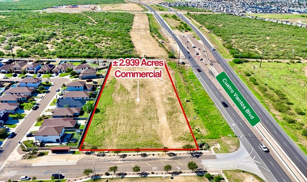3301 Cuatro Vientos Blvd, Laredo, TX for sale - Aerial - Image 2 of 6