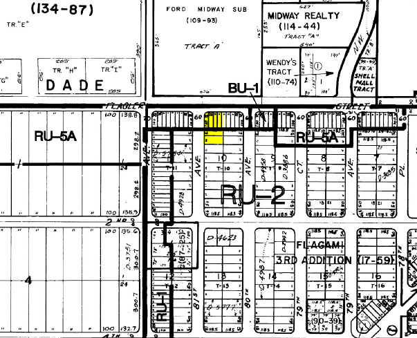 8080 W Flagler St, Miami, FL à vendre Plan cadastral- Image 1 de 1