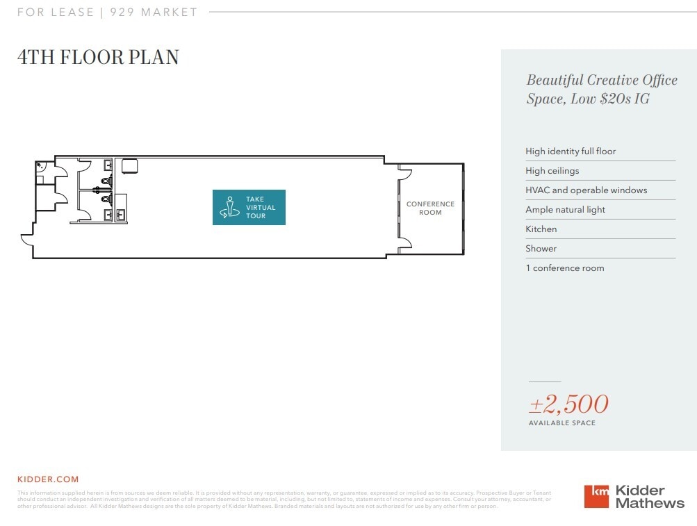 929-931 Market St, San Francisco, CA for lease Floor Plan- Image 1 of 4