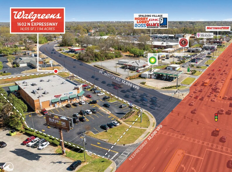 1602 N Expressway, Griffin, GA à vendre - Photo du bâtiment - Image 2 de 5