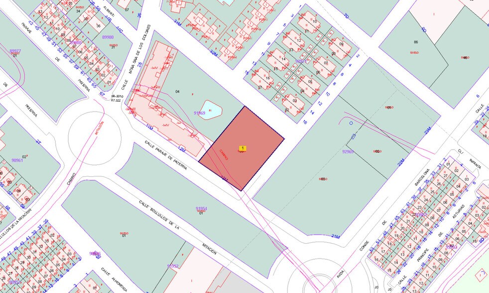 Land in Bormujos, Sevilla for sale - Plat Map - Image 2 of 2