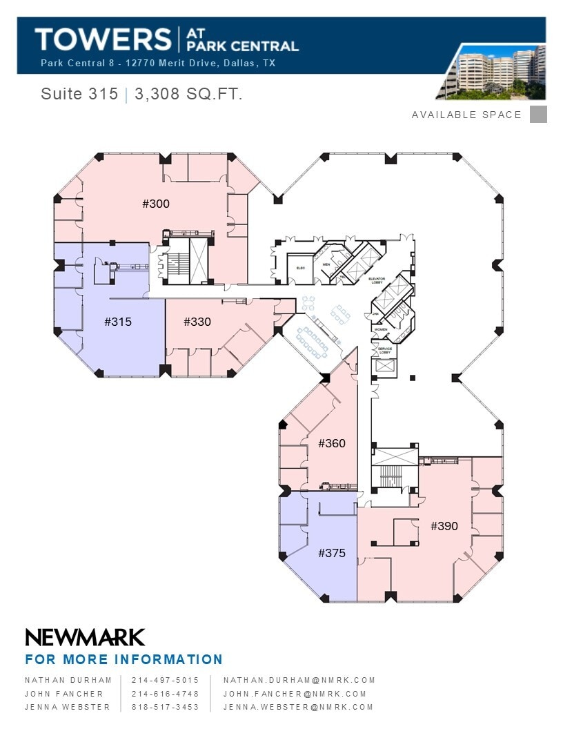 12750 Merit Dr, Dallas, TX for lease Floor Plan- Image 1 of 2