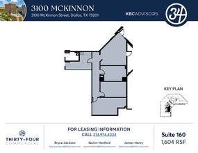 3100 McKinnon St, Dallas, TX à louer Plan d’étage- Image 1 de 1