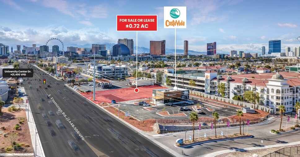 E Flamingo Rd & S University Center Dr, Las Vegas, NV à louer Photo principale- Image 1 de 6
