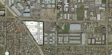 9089 8th St, Rancho Cucamonga, CA - AERIAL  map view