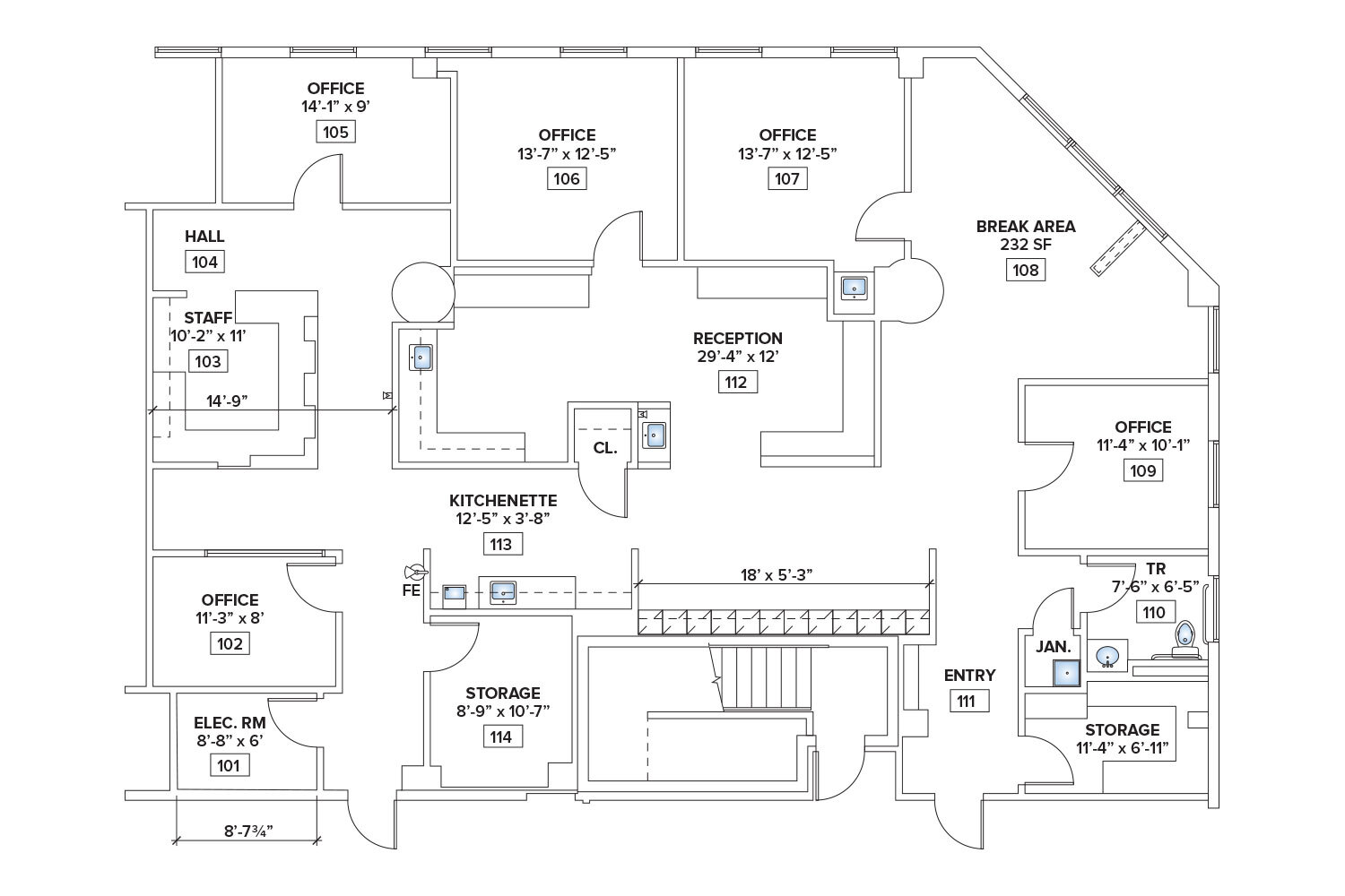 3219 Route 46, Parsippany, NJ à louer Plan d  tage- Image 1 de 2